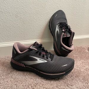 Brooks Women's Adrenaline GTS Running Shoes - Gray and Pink